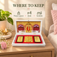 Sai Baba Temple Box – Compact Devotional Mandir for Home Prayer, Travel & Religious Gifting