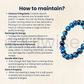 Blue Tiger Eye Bracelet 10mm – Natural Stretchable Crystal Beads for Protection, Focus & Positive Energy | Hawk’s Eye Stone