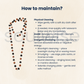 Karungali Ebony Wood & Rudraksha Mala 8mm Bead Jaap mala for Protection against Evil Eye, Black Magic, Financial Growth, Prosperity for Men & Women