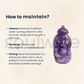 Soulwise Amethyst ametrine Ganesha 14cm Tall, Healing Crystal for Growth, Abundance and Positivity, Diwali Decor, Diwali Gift