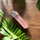 Natural Crystal Point Pendant – Healing Gemstone Necklace for Protection, Energy Balance & Spiritual Growth