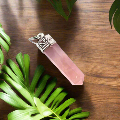 Natural Crystal Point Pendant