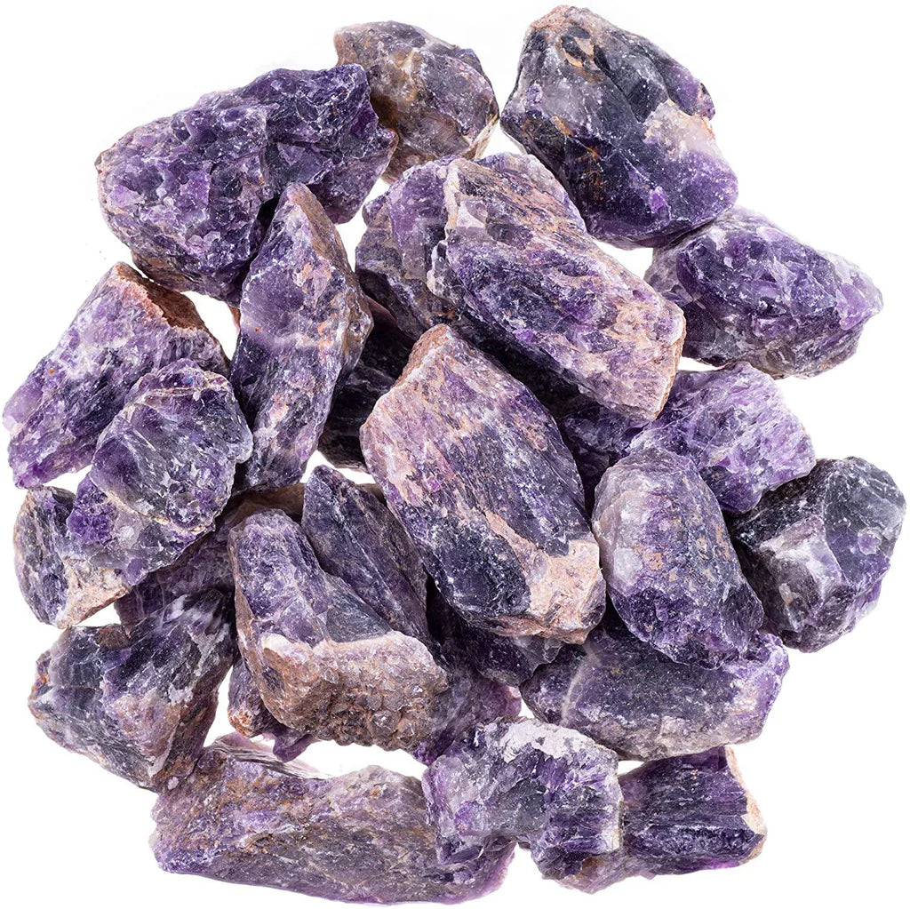Soulwise Amethyst Natural Crystal Healing Stone – Raw Rough Unpolished Gemstone for Reiki, Meditation, Chakra Balancing & Energy Cleansing – Spiritual Crystal for Home Décor (300 g)