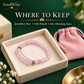 Natural Rose Quartz 8mm Beaded Bracelet with Center Charm – Pink Healing Crystal Bracelet for Love, Self-Love, Emotional Balance, Heart Chakra, Relationship Harmony & Positive Energy | Unisex Spiritual Jewelry