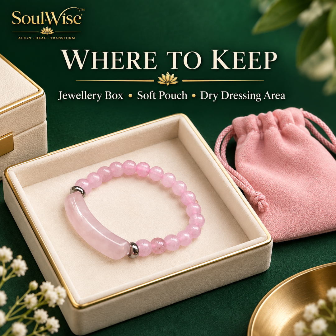 Natural Rose Quartz 8mm Beaded Bracelet with Center Charm – Pink Healing Crystal Bracelet for Love, Self-Love, Emotional Balance, Heart Chakra, Relationship Harmony & Positive Energy | Unisex Spiritual Jewelry