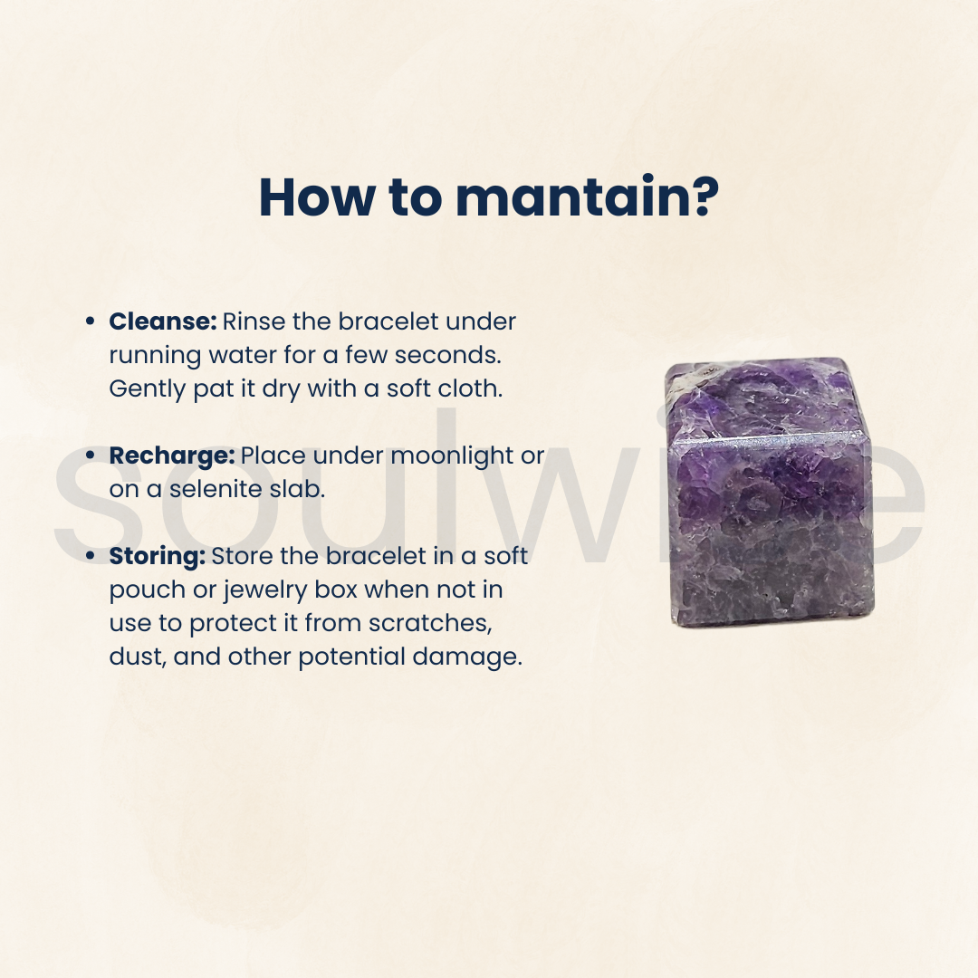 Amethyst Cube Stone – 20–25mm Natural Healing Crystal for Reiki, Chakra Balancing, Meditation