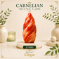 Certified Carnelian Flame – Crystal Flame Sculpture in Different Sizes for Home Décor, Meditation & Spiritual Gifting