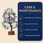 Lapis Lazuli Crystal Tree 8 Inch – Blue Gemstone Tree for Home Décor, Office Desk, Meditation & Spiritual Gifting
