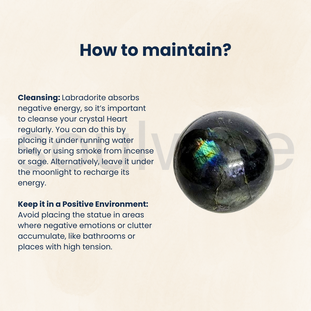 Labradorite Natural Healing Crystal Sphere