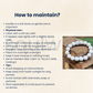 Howlite Crystal Bracelet 8mm for Women & Men – Natural Stone for Calmness, Peace & Stress Relief