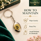 Natural Pyrite Bitcoin Keychain – Bitcoin Symbol Crystal Keyring for Keys, Bag Accessories & Crypto Enthusiast Gifting
