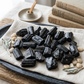Black Tourmaline Raw Natural Stone – Unpolished Protection Crystal for Grounding, Energy Shield & Negativity Protection (50g)