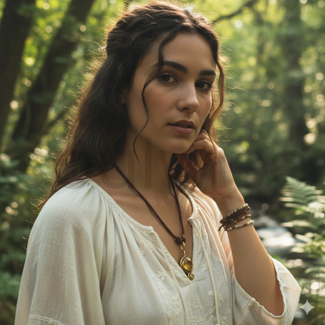 Citrine Gemstone Pendant