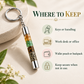 Money Magnet Natural Crystal Chips Keychain – Prosperity-Themed Gemstone Keyring for Keys, Bags & Spiritual Gifting