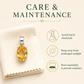 Natural Citrine Gemstone Pendant – Oval-Cut Abundance & Success Crystal Jewellery