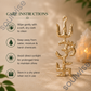 Om Trishul Swastik Wall Hanging | Sacred Hindu Vastu Decor for Home & Pooja Room(Set of 2).