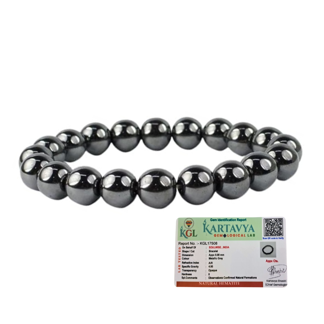 Hematite Crystal Bracelet