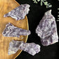 Raw Chevron Amethyst, Healing crystal, set of 2