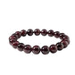 Garnet Bracelet (10mm) – Natural Healing Crystal Bracelet for Passion, Energy & Protection (Unisex)