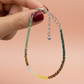Dhanyog Anklet – Citrine, Green Aventurine, Pyrite Crystal Anklet for Prosperity, Luck, Financial Success