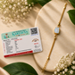 Rough Moonstone Rakhi Cum Bracelet – Natural Crystal Rakhi Bracelet for Intuition, Emotional Balance & Positive Energy