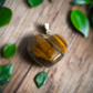 Natural Crystal Heart Pendants