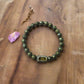 Pyrite Bracelet with Vajra charm Energy Protection, Wealth & Spiritual Healing